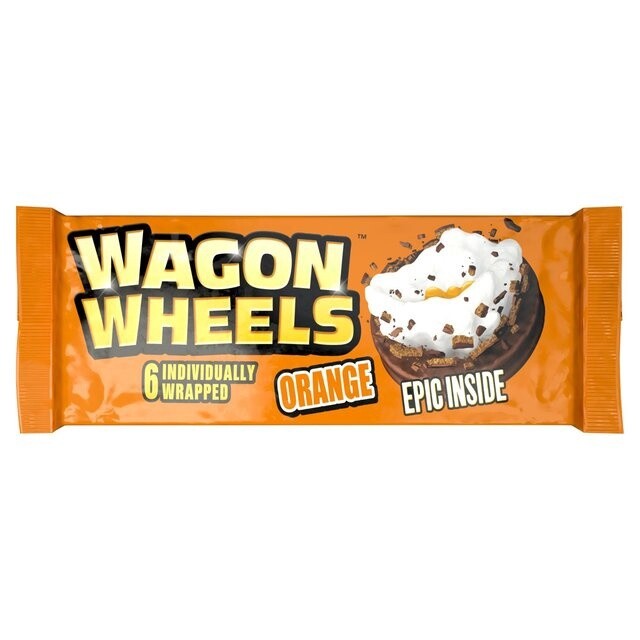 UK Wagon Wheels  6 pack (+ bonus 2)- Orange