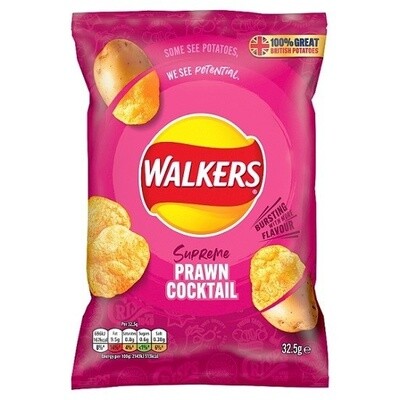 Walkers Prawn Cocktail Crisps 32.5g