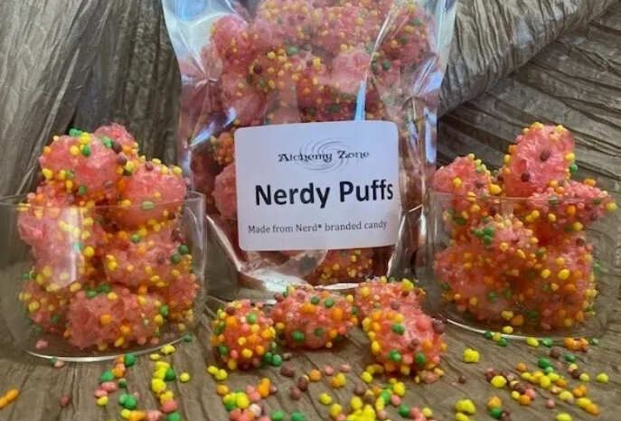 Freeze Dried Candy - Nerd Clusters / Nerdy Puffs