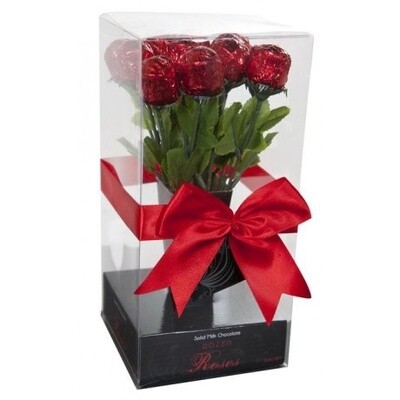 Chocolate Roses in Cube 12pc (84g)