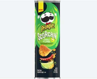 US Pringles - Scorchin Chilli &amp; Lime 158g