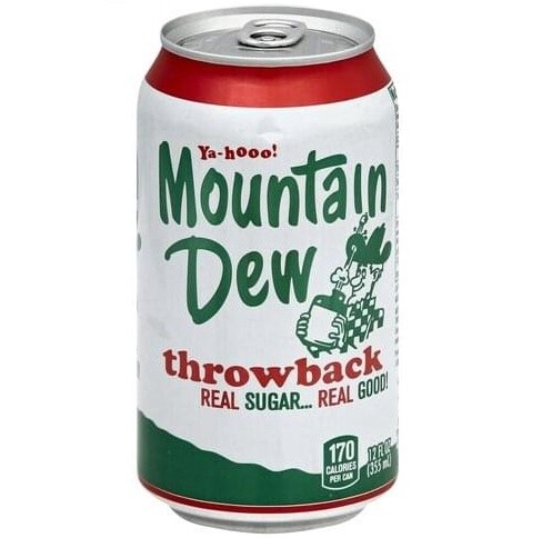 Mountain Dew Throwback, Size: x 12