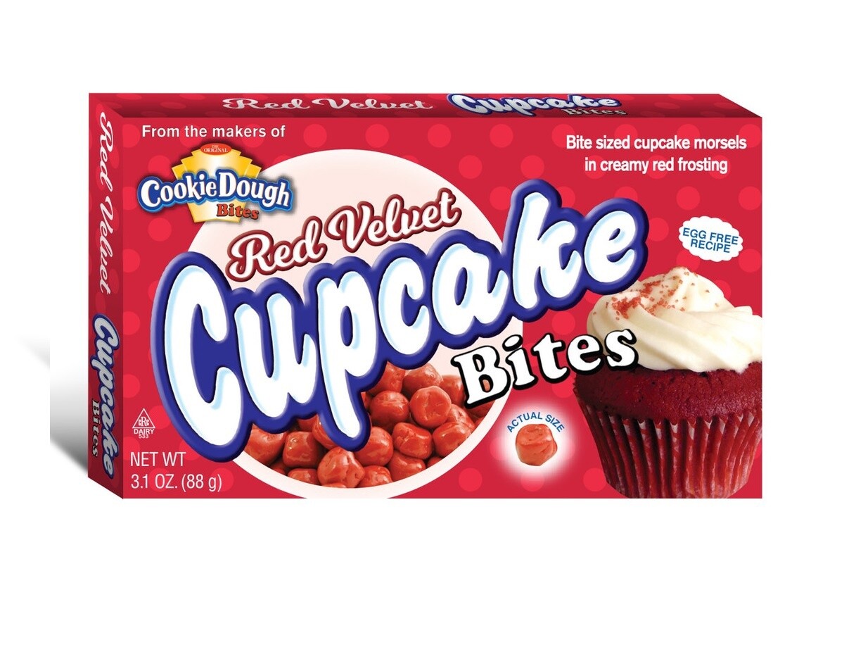 Cookie Dough Bites Movie Box - Red Velvet Cupcake Bites