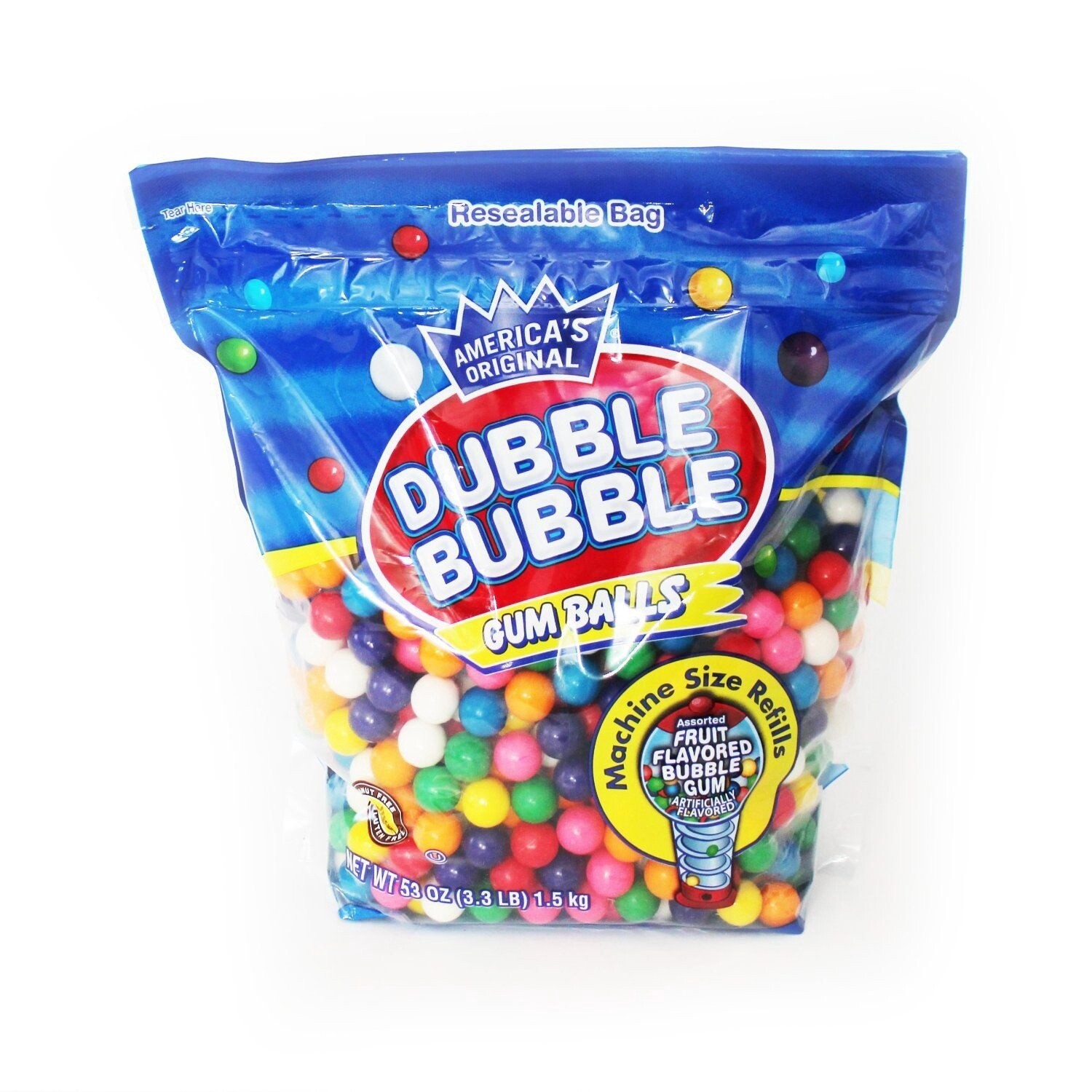Dubble Bubble Gum Balls pouch 1.5kg