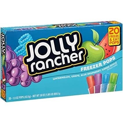 Jolly Rancher Freezer Pops x 20pc
