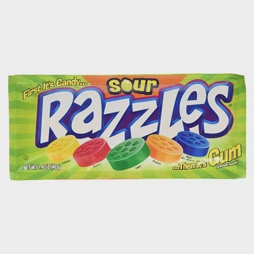 Sour Razzles 40g