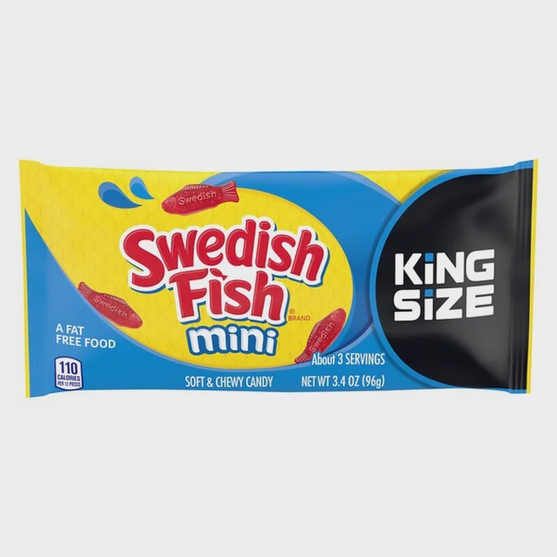 Swedish Fish  Original Mini King Size 96g