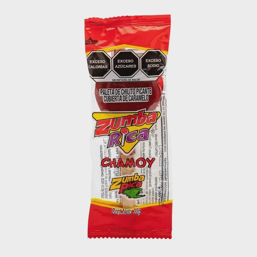 Zumba Rica Chamoy Lollipop w. Caramel 22g