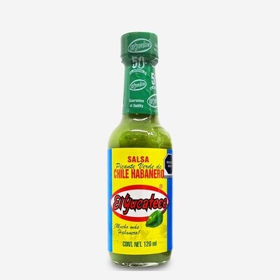 CLEARANCE - Chile Habanero Green (Salsa Picante Verde) Hot Sauce 120ml