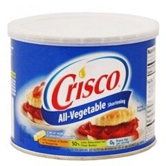 Crisco All-Vegetable shortening