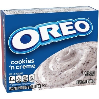 Jell-O Instant Pudding Mix 119g - Oreo