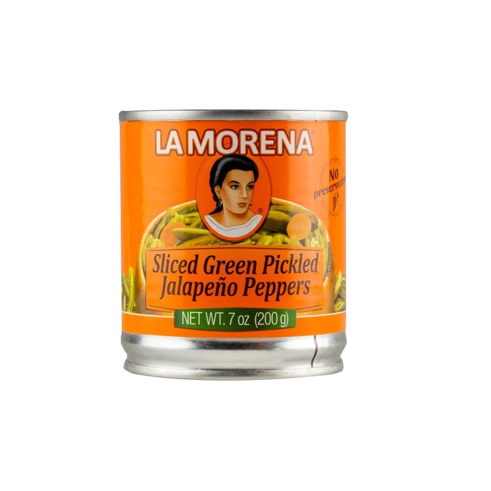 Jalapeno Sliced Green Pickled Peppers 200g