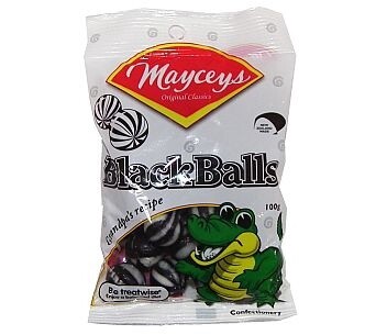 Black Balls 100g (Mayceys NZ), Size: 100g