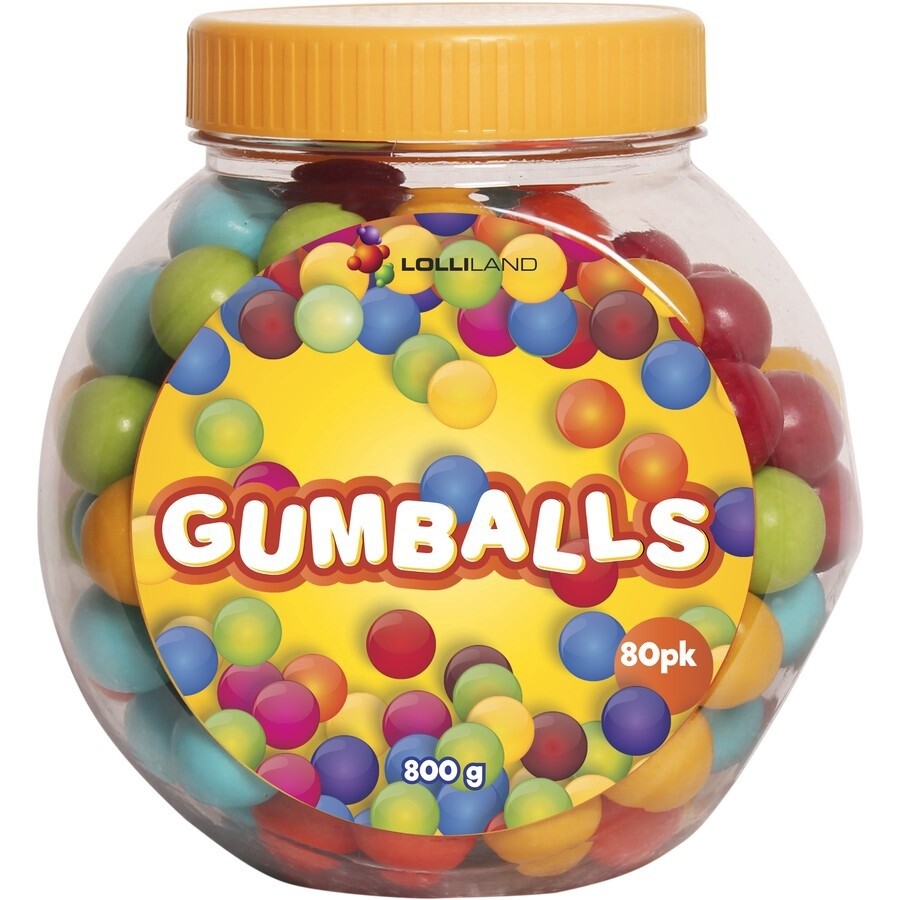 Gumballs Jar Mixed