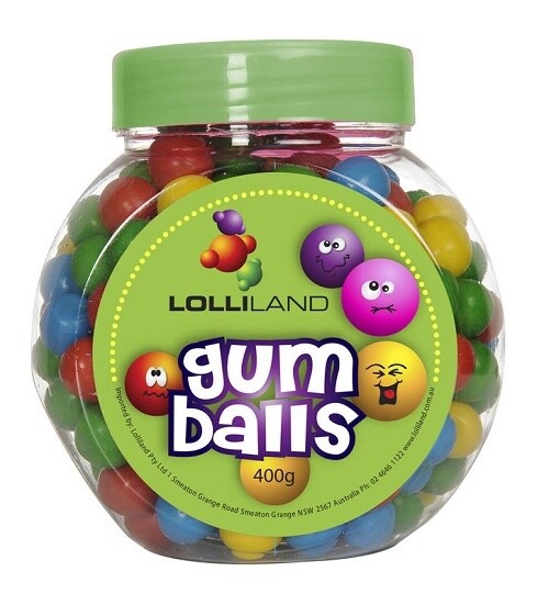 Gumballs Jar Mixed, Size: 400g