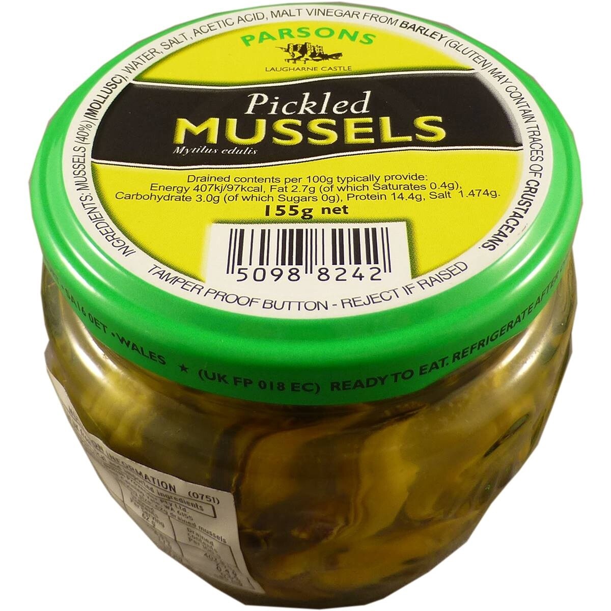 REDUCED BB - Pickled Mussels 155g