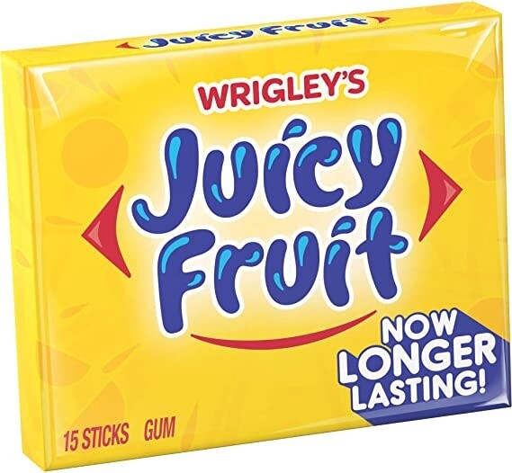 Wrigley&#39;s Juicy Fruit 15 sticks Gum, Quantity: 15pc x 1