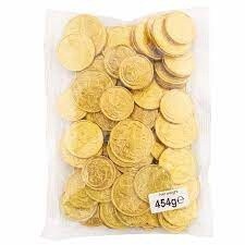 Milk Chocolate Gold Coins 454g