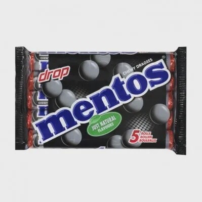 Mentos Drop (Licorice Rolls) 37.5g