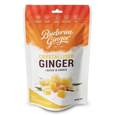 Buderim Ginger Crystalised Ginger 200g