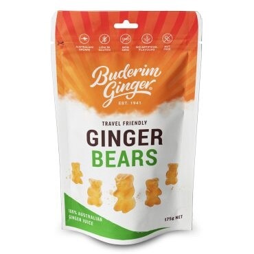 Buderim Ginger Ginger Bears 175g