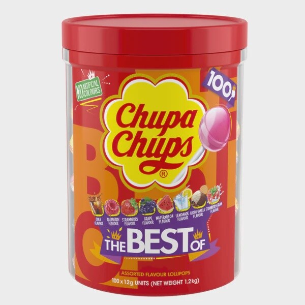 Chupa Chups - "The best of" 100pc box