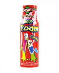 Cosmic Sour Foam Candy 90ml, Flavour: Strawberry