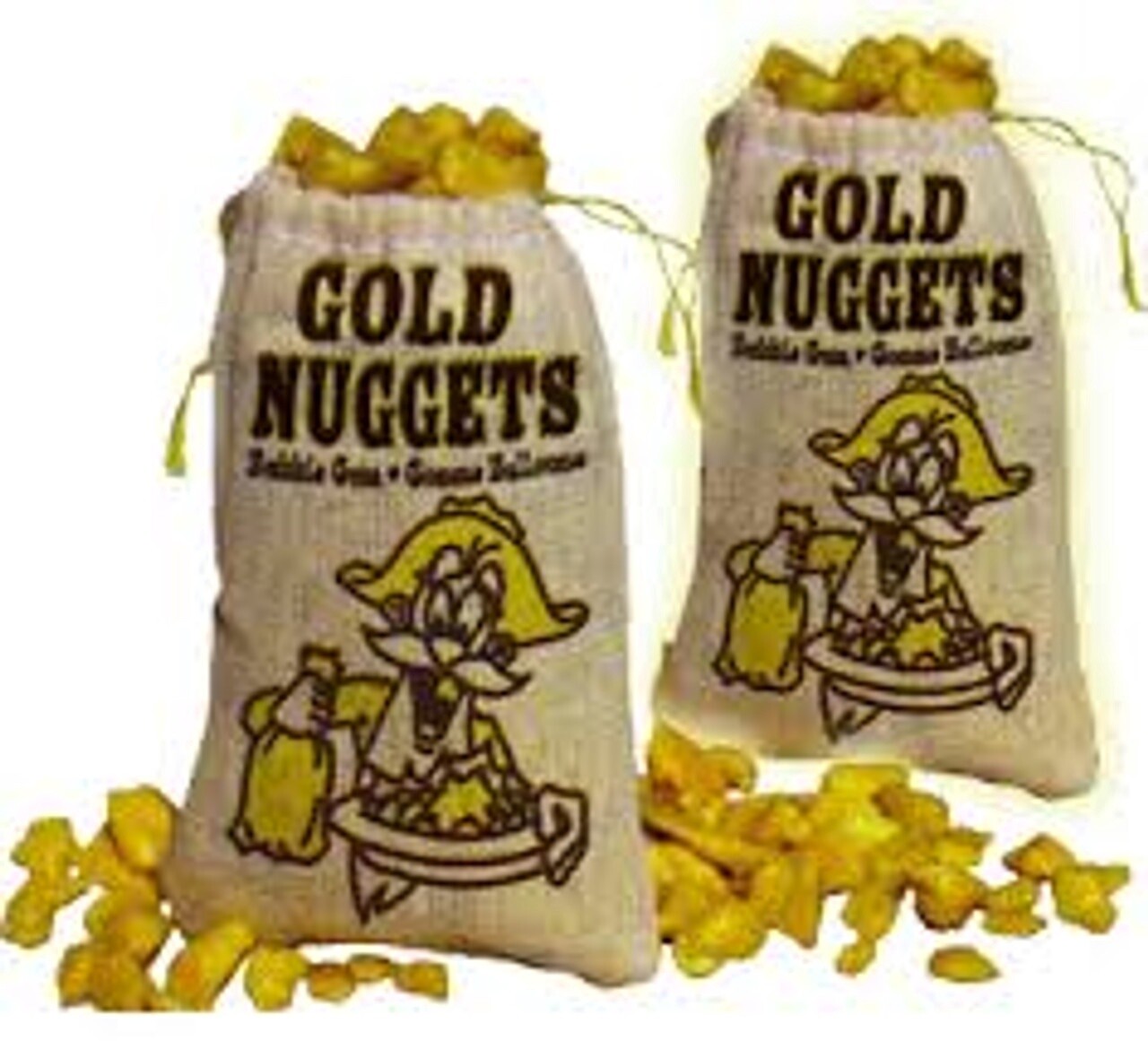Gold nuggets Bubble Gum pouch