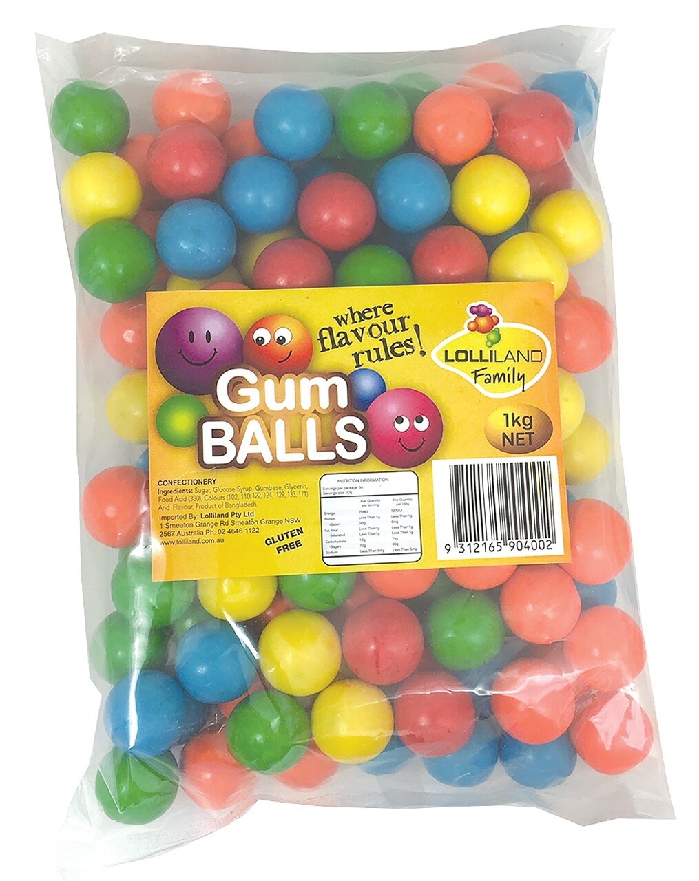 Gumballs 1kg (Lolliland)