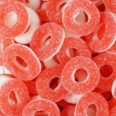 Lolliland Strawberry Rings, Size: 1kg