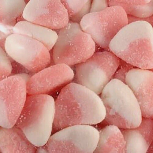 Sour / Fizzy Hearts - Pink &amp; White (Lolliland) (Discontinued)