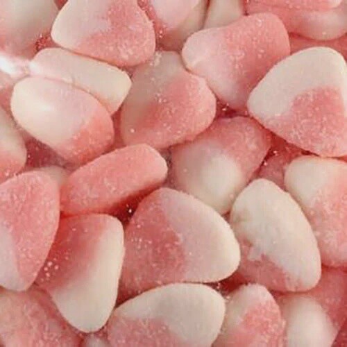 Sour / Fizzy Hearts - Pink &amp; White (Lolliland)