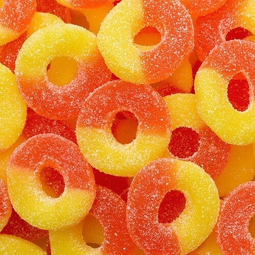 Peach Rings (Lolliland), Size: 230g