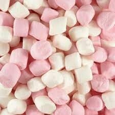 Mini Pink &amp; White Marshmallows