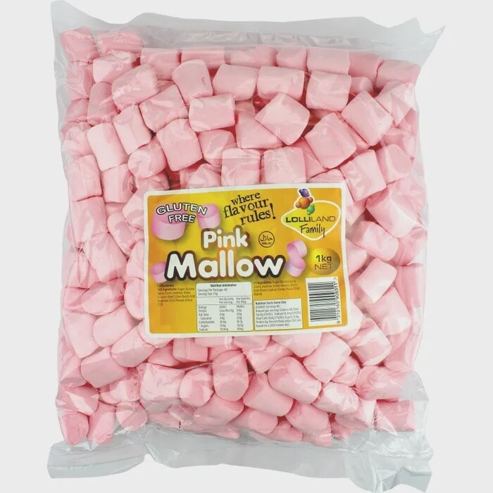 Pink Marshmallows (Log) 800g