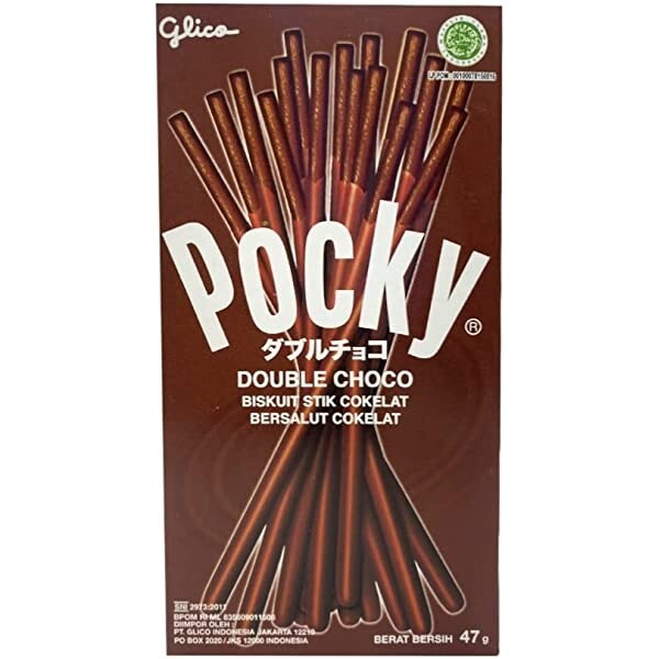 Pocky Sticks 38-45g, Flavour: Double Chocolate