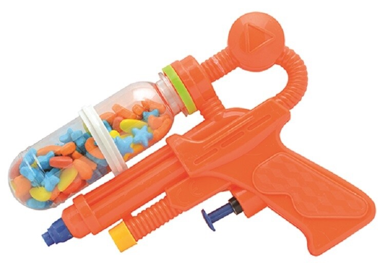 Super water pistol/gun with candy 25g