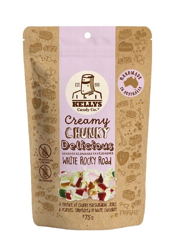 White Rocky Road 175g Pouch