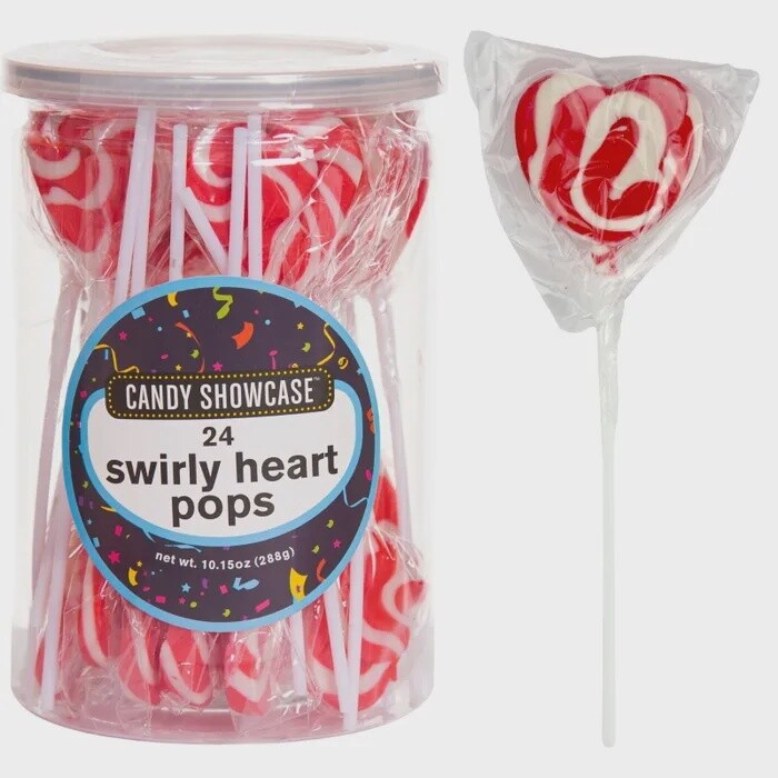 Small Swirl Pop (Heart) 288g (24pc x 12g)