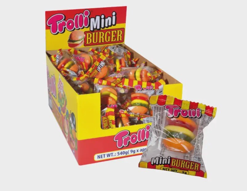 Trolli Burger Mini Wrapped 9g