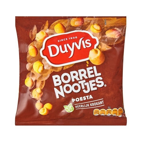 BorrelNootjes (Savoury Peanuts) 300g - Poesta