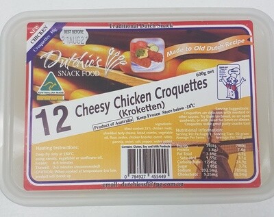 Cheesy Chicken Croquettes (Kip-Kaas Kroketten)