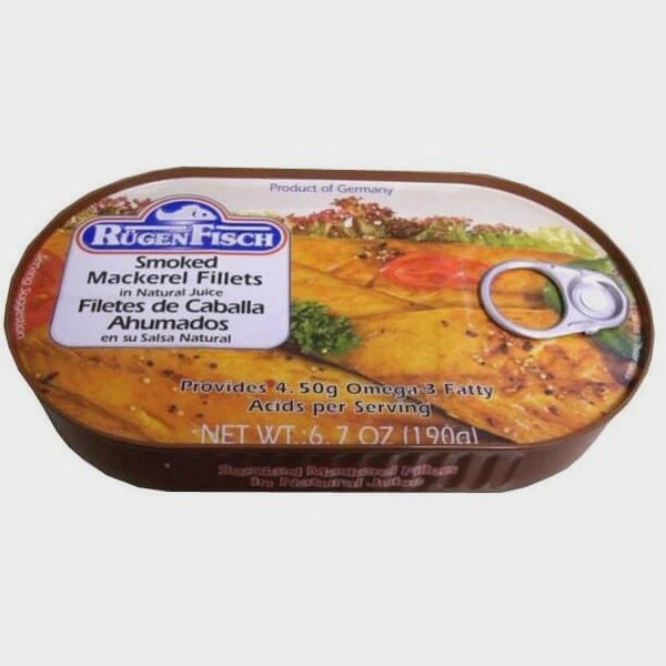 Smoked Mackerel Fillets (in Natural Juice) 190g (Discontinued)