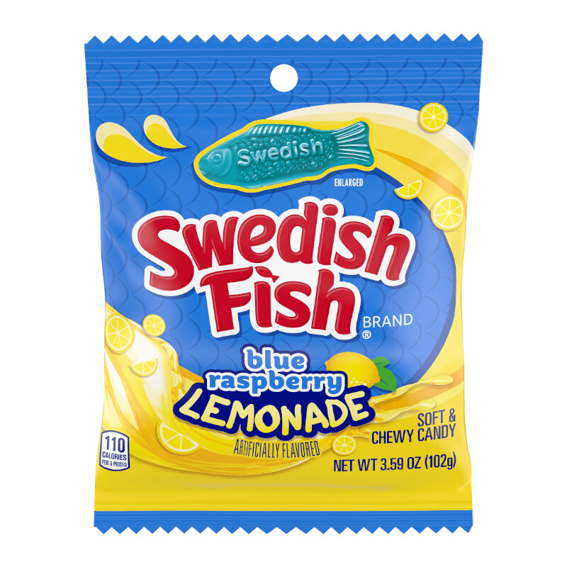 Swedish Fish Blue Raspberry 102g