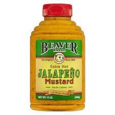 Beaver Mustard Jalapeno Mustard 368g