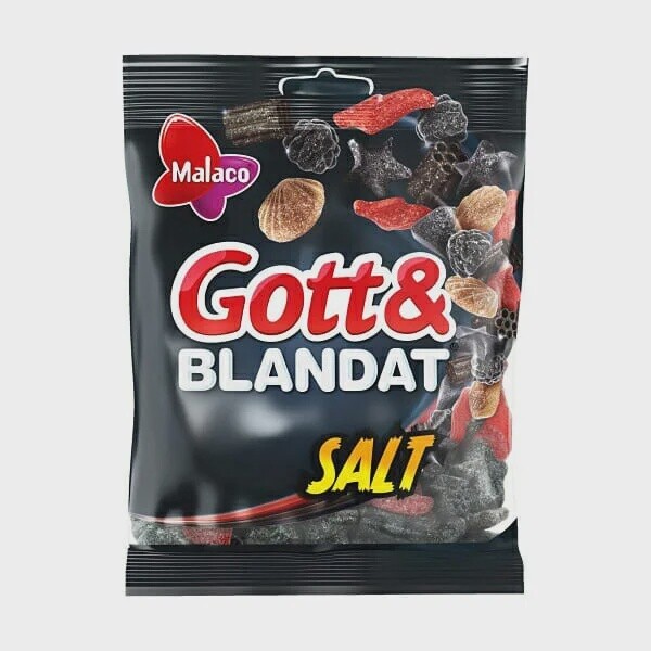 Malaco Gott &amp; Blandat Salt 150g