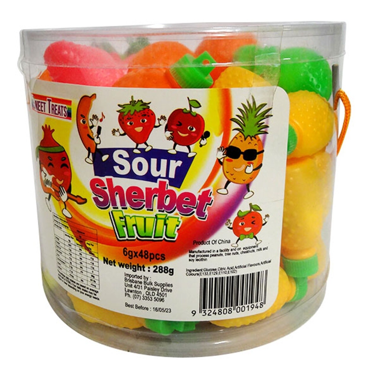 Sherbet Fruits (Sour) 6g x 48pc