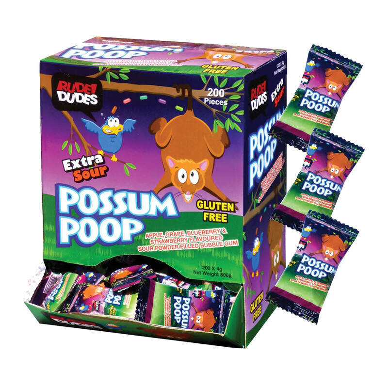 Possum Poop Extra Sour Bubblegum