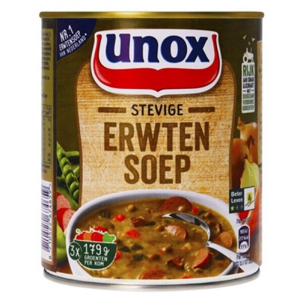Unox Hearty Pea Soup (Stevige Erwtensoep) 800ml