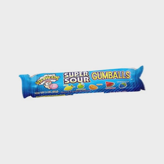 Warheads Super Sour Gumballs, Size: 5pc 28g